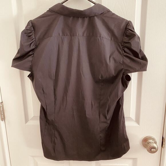 Express Design Studio Blouse Womens XL y2k Babydoll Ruffle Whimsigoth Goth Fairy - Picture 8 of 12